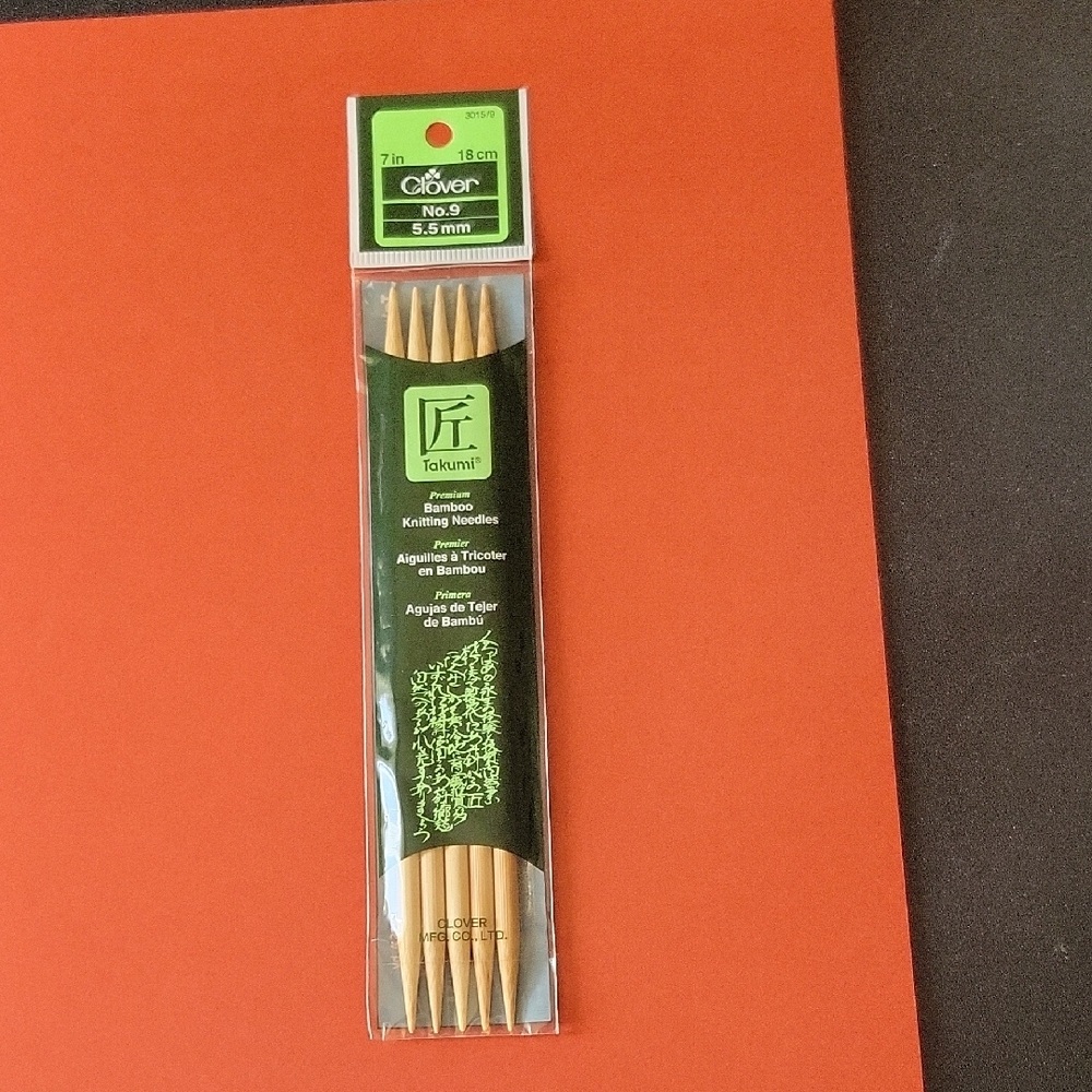 Clover 5.5mm Takumi Bamboo Knitting Needles